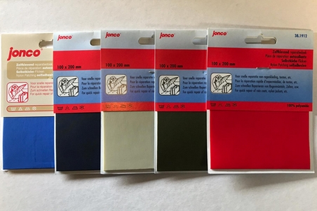 Selfadhesive nylon repair 10x20cm, different colours